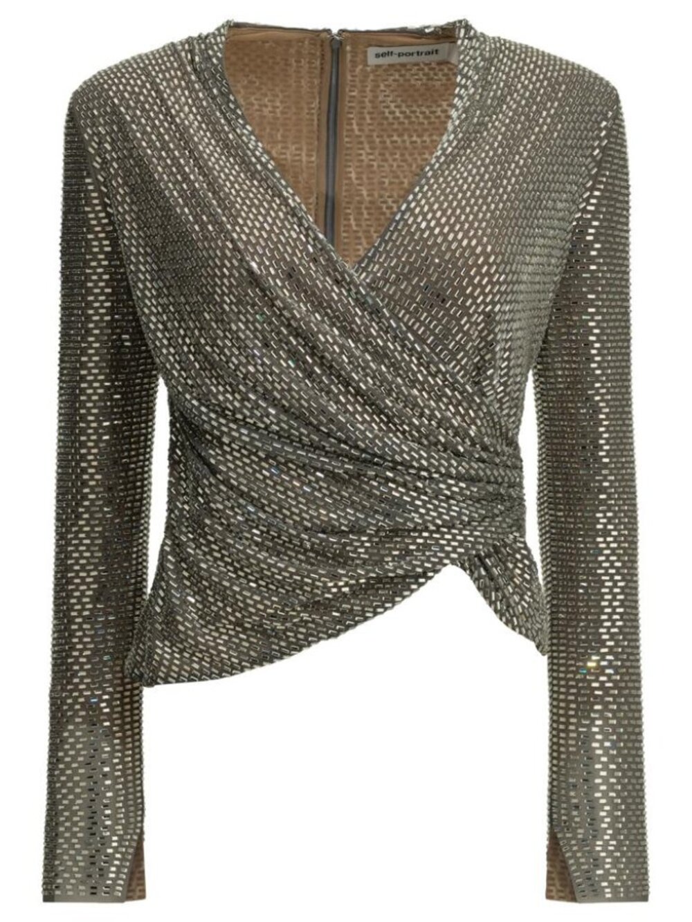 Self-Portrait Casual Peplum Top Tag Size 12 Women